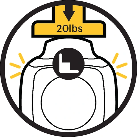 Press the mouthpiece down vertically