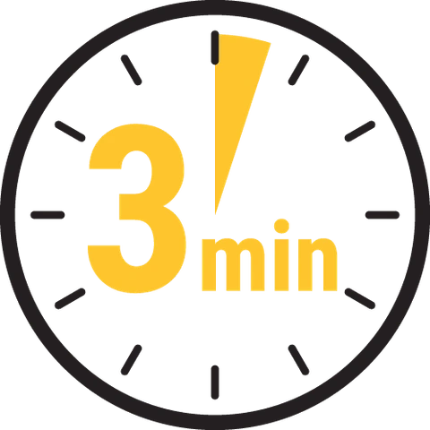 3 minutes