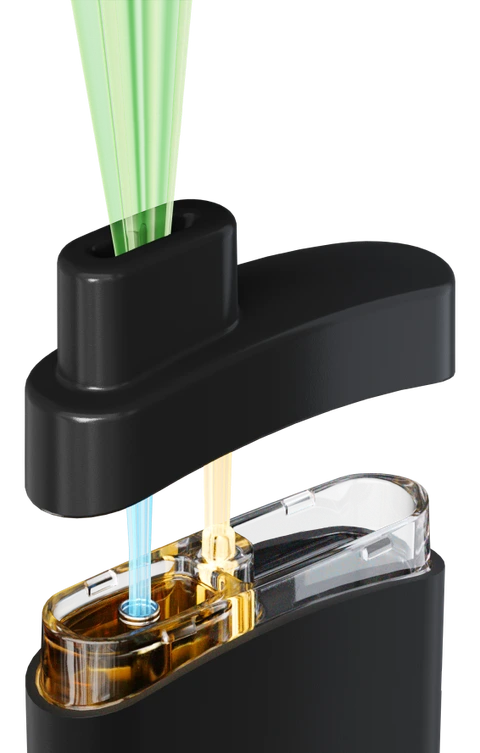 Keeps the vapor flowing
